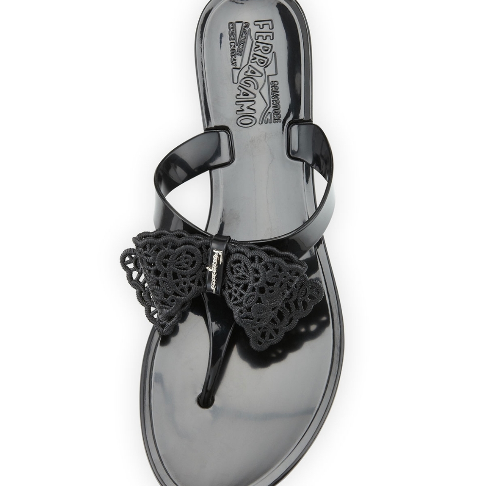 Salavatore Ferragamo Flip Flop Jelly Sandal size5